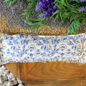 Natural Cotton Wheat Bags - Blue