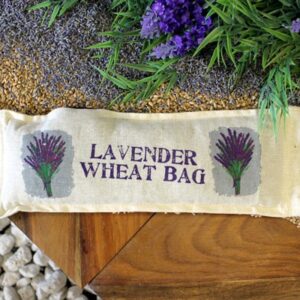Natural Cotton Wheat Bags - Lavender